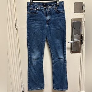 Gap Flare/Straight Blue Jeans